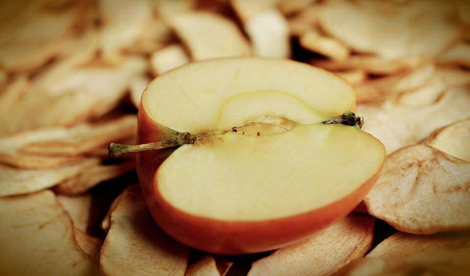 Правила и преимущества способа сушки яблок в аэрогриле